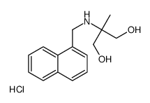 2-methyl-2-(naphthalen-1-ylmethylamino)propane-1,3-diol,hydrochloride Structure