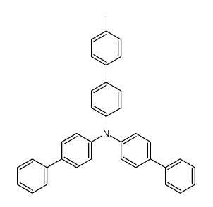 N-[4-(4-methylphenyl)phenyl]-4-phenyl-N-(4-phenylphenyl)aniline结构式