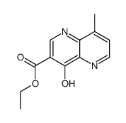 3-carbethoxy-4-hydroxy-8-methyl-1,5-naphthyridine Structure