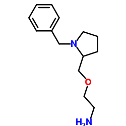 2-[(1-Benzyl-2-pyrrolidinyl)methoxy]ethanamine Structure