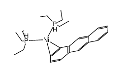 bis(triethylphosphine)nickel anthracene Structure