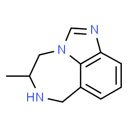 Imidazo[4,5,1-jk][1,4]benzodiazepine, 4,5,6,7-tetrahydro-5-methyl- (9CI) Structure