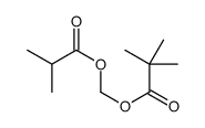 2-methylpropanoyloxymethyl 2,2-dimethylpropanoate结构式