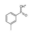 hydroxy-(3-methylphenyl)-oxophosphanium Structure