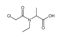 Alanine,N-(chloroacetyl)-N-ethyl- (9CI)结构式