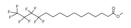 12,12,13,13,14,14,15,15,15-Nonafluorpentadecansaeure-methylester结构式