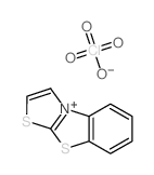 Perchloric acid compound with 4lambda~5~-[1,3]thiazolo[2,3-b][1,3]benzothiazole (1:1) Structure