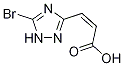 (2Z)-3-(5-溴-1H-1,2,4-三唑-3-基)丙烯酸结构式
