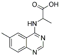 2-(6-METHYL-QUINAZOLIN-4-YLAMINO)-PROPIONIC ACID Structure
