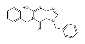 1,7-dibenzyl-3H-purine-2,6-dione Structure