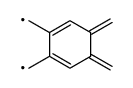 2,3,5,6-Tetramethylen-1,4-cyclohexandiyl结构式