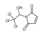 1-(2,2,2-trichloro-1-hydroxyethyl)pyrrole-2,5-dione结构式