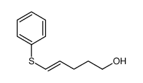 5-phenylsulfanylpent-4-en-1-ol Structure