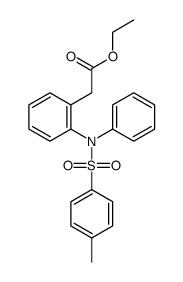 ethyl 2-(2-(N-phenyl-N-tosylamino)phenyl)acetate Structure