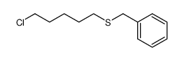 5-(benzylthio)pentyl chloride Structure