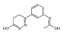 N-[3-(6-oxo-4,5-dihydro-1H-pyridazin-3-yl)phenyl]acetamide结构式