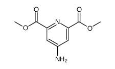 4-氨基吡啶-2, 6-二羧酸二甲酯结构式