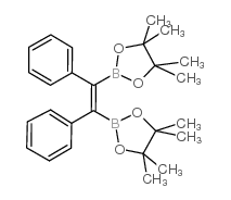 cis-1,2-bis(4,4,5,5-tetramethyl-1,3,2-dioxaborolan-2-yl)stilbene Structure