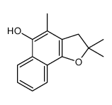 2,2,4-trimethyl-3H-benzo[g][1]benzofuran-5-ol结构式