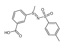 3-[methyl-(toluene-4-sulfonylimino)-λ4-sulfanyl]-benzoic acid结构式