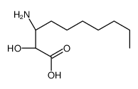 (2S,3R)-3-amino-2-hydroxydecanoic acid Structure