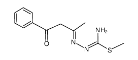 phenylbutane 1,3-dione mono-S-methylisothiosemicarbazone Structure