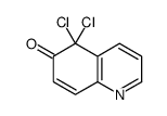 5,5-Dichloroquinolin-6(5H)-one结构式