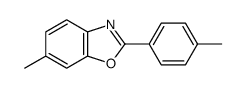 6-methyl-2-(4-methylphenyl)-1,3-benzoxazole Structure