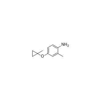 2-Methyl-4-(1-methylcyclopropoxy)aniline Structure