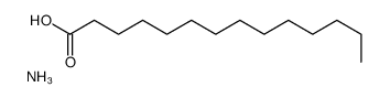azanium,tetradecanoate Structure