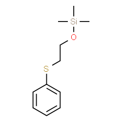 Trimethyl[2-(phenylthio)ethoxy]silane结构式