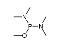 phosphorous acid tetramethyldiamide methylester Structure