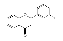 2-(3-fluorophenyl)chromen-4-one Structure