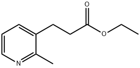 3-(2-Methyl-pyridin-3-yl)-propionic acid ethyl ester Structure