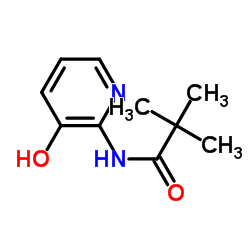 N-(3-HYDROXYPYRIDIN-2-YL)PIVALAMIDE结构式