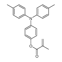 [4-(4-methyl-N-(4-methylphenyl)anilino)phenyl] 2-methylprop-2-enoate Structure