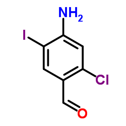 4-Amino-2-chloro-5-iodobenzaldehyde Structure