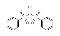 Benzene,1,1'-[(bromomethylene)bis(sulfonyl)]bis- (9CI)结构式