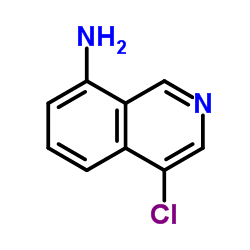 4-氯异喹啉-8-胺结构式