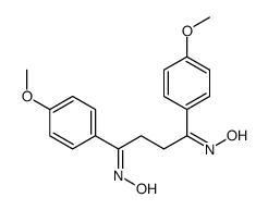 N-[4-hydroxyimino-1,4-bis(4-methoxyphenyl)butylidene]hydroxylamine结构式