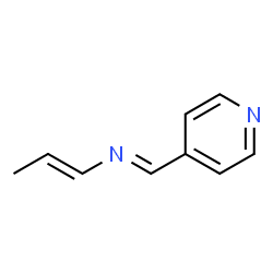 1-Propen-1-amine,N-(4-pyridinylmethylene)-(9CI) Structure