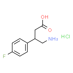 4-fluoro Phenibut (hydrochloride) Structure