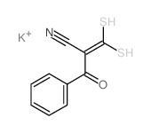 Benzenepropane(dithioic)acid, a-cyano-b-oxo-, ion(1-), potassium,potassium salt (9CI) picture