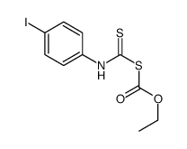 ethyl (4-iodophenyl)carbamothioylsulfanylformate结构式
