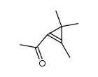 1-(2,3,3-trimethyl-cycloprop-1-enyl)-ethanone Structure