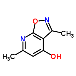 Isoxazolo[5,4-b]pyridin-4-ol,3,6-dimethyl- structure