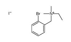 (2-bromophenyl)methyl-ethyl-dimethylazanium,iodide Structure