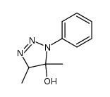 4,5-dimethyl-3-phenyl-4,5-dihydro-3H-[1,2,3]triazol-4-ol Structure