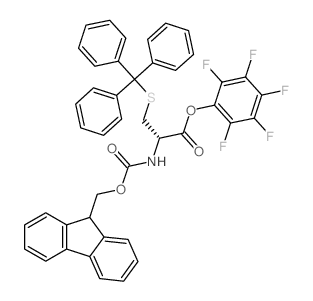 Fmoc-S-三苯甲基-D-半胱氨酸五氟苯基酯图片