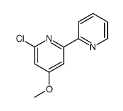 6-chloro-4-methoxy-2,2'-bipyridine Structure